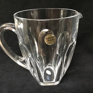 Water Pitcher Cristal D’arques Crystal Pitcher Bleikristall 24% France