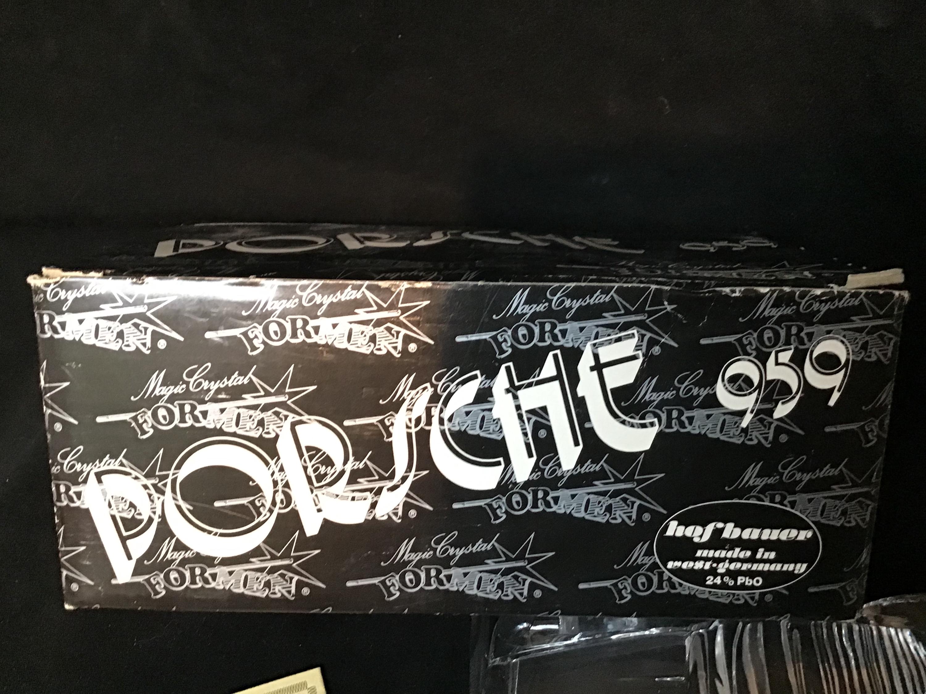 Vintage Crystal Porsche 959 by Hofbauer Made in West Germany