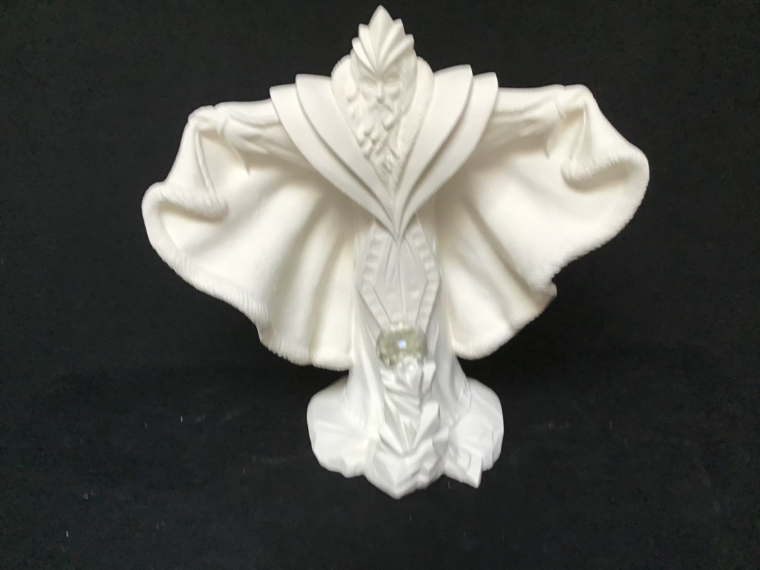 Ceramic Bisque Wizard Figurine Astrological Wizard Winter Wizard Ready