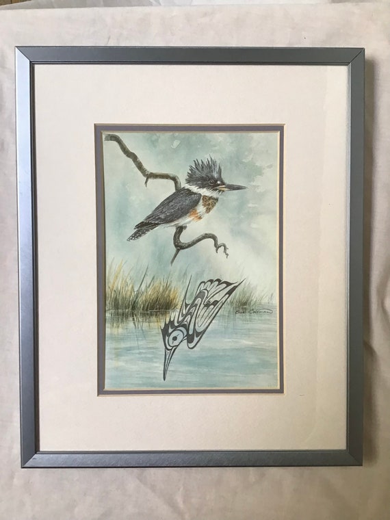 Sue Coleman Kingfisher Limited Print 1999 - Etsy Canada