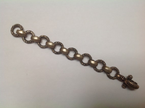 Leonard Kamhout Rare Sterling Silver Silk Link Bracelet 925 Leonard Kamhout Rare Sterling Silver Silk Link Bracelet 925