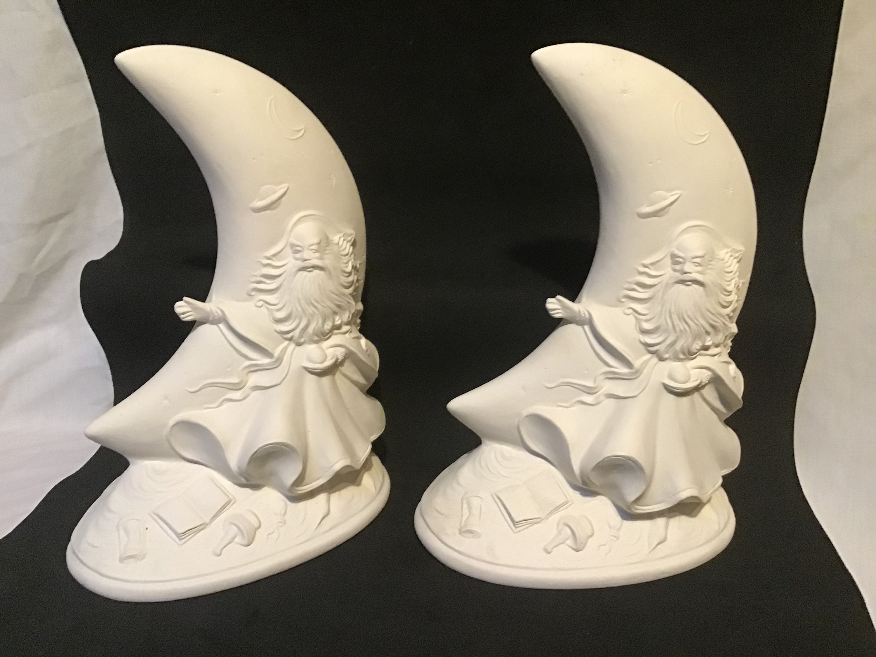 Ceramic Bisque Wizard Astrology Astrological Unpainted Etsy