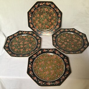 Vintage Crown Ducal Ware Chintz Plate Octagonal Shape Delhi Pattern