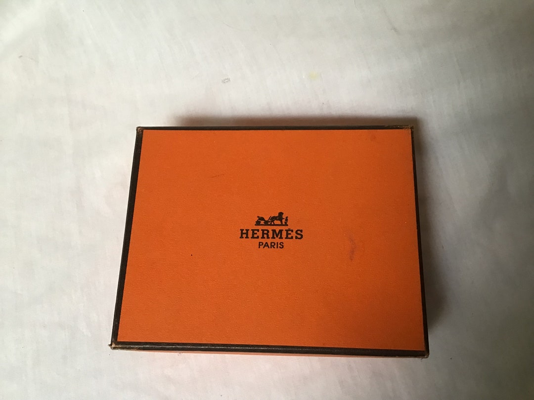 Hermes Box Orange Hermes Box Wallet Box Paris Original Box - Etsy