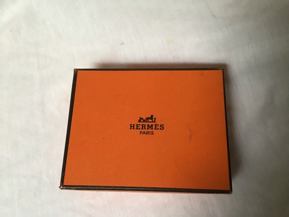 Hermes Box with Authenticity Card  Hermes box, Cards, Clothes design