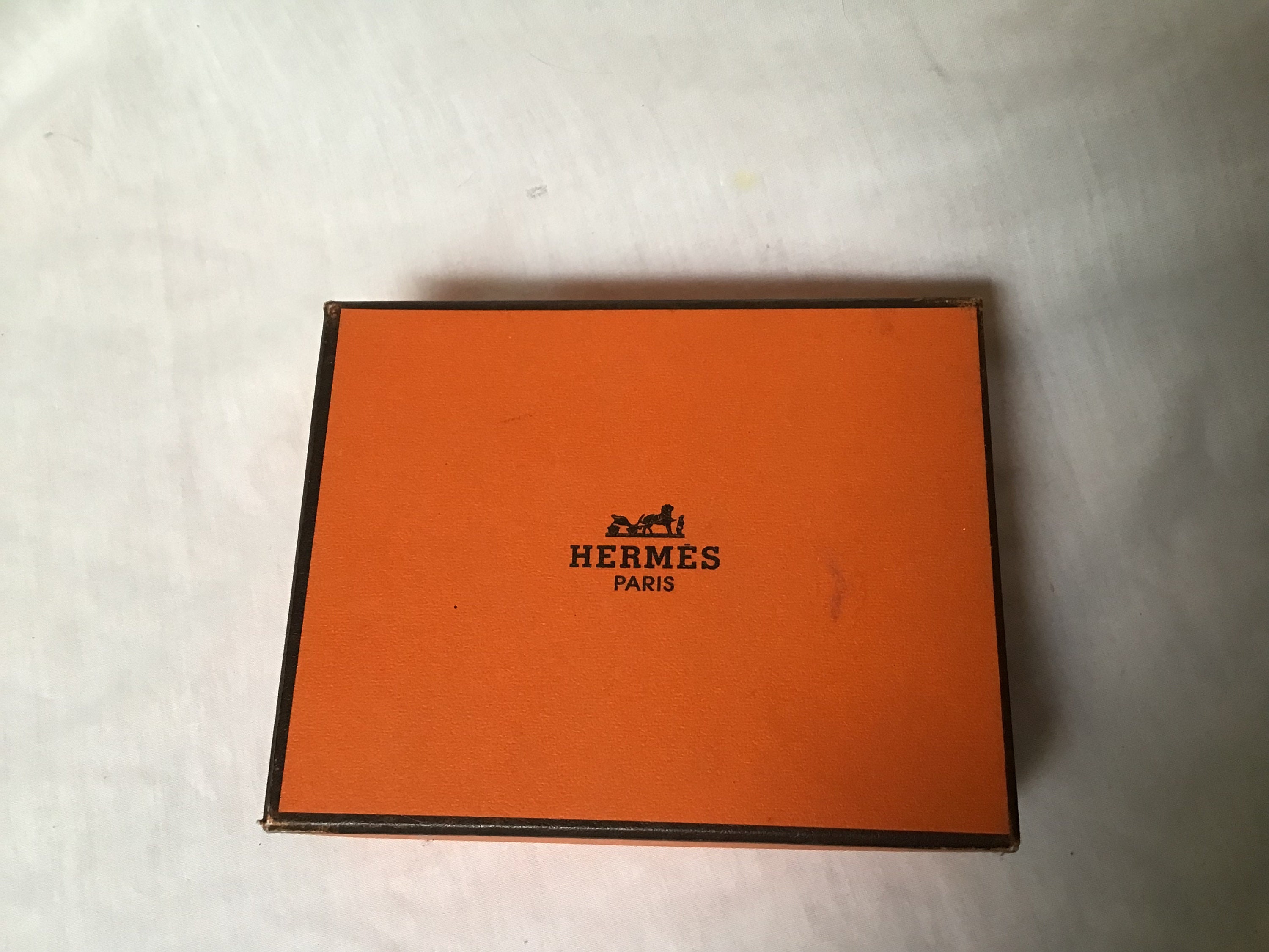 Hermes Genuine Jewelry box case Outer box Orange Difficulty D0314009