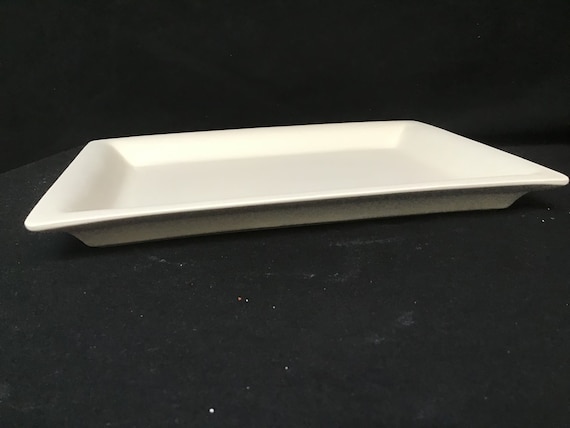 Ceramic Bisque Rectangular Plate Ready to Paint