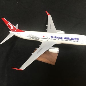 Diecast Boeing B737-800 Airplane Model 1:100 MIB Turkish Airline