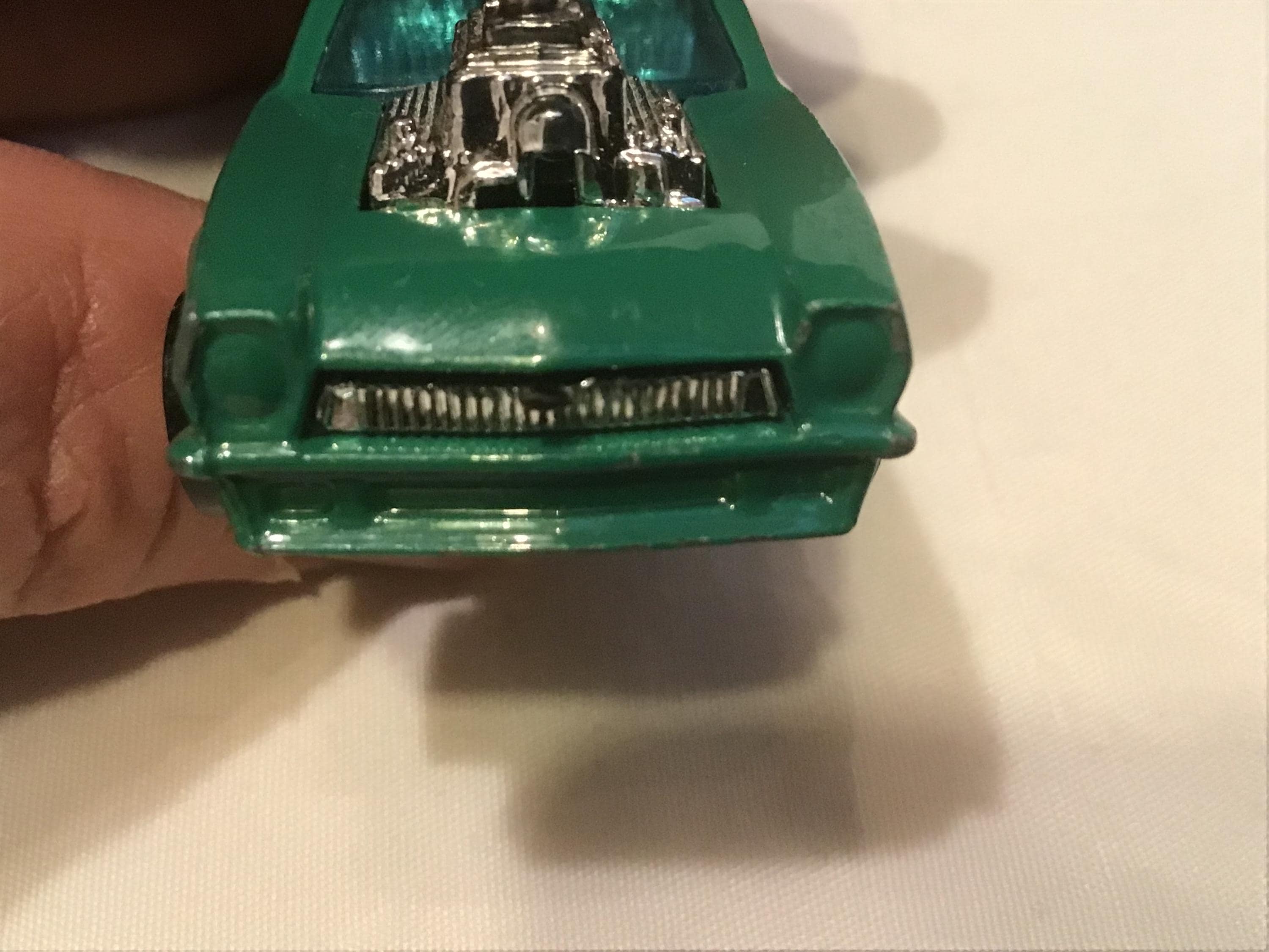 Vintage Poison Pinto Die-cast Car Mattel Made in France Green