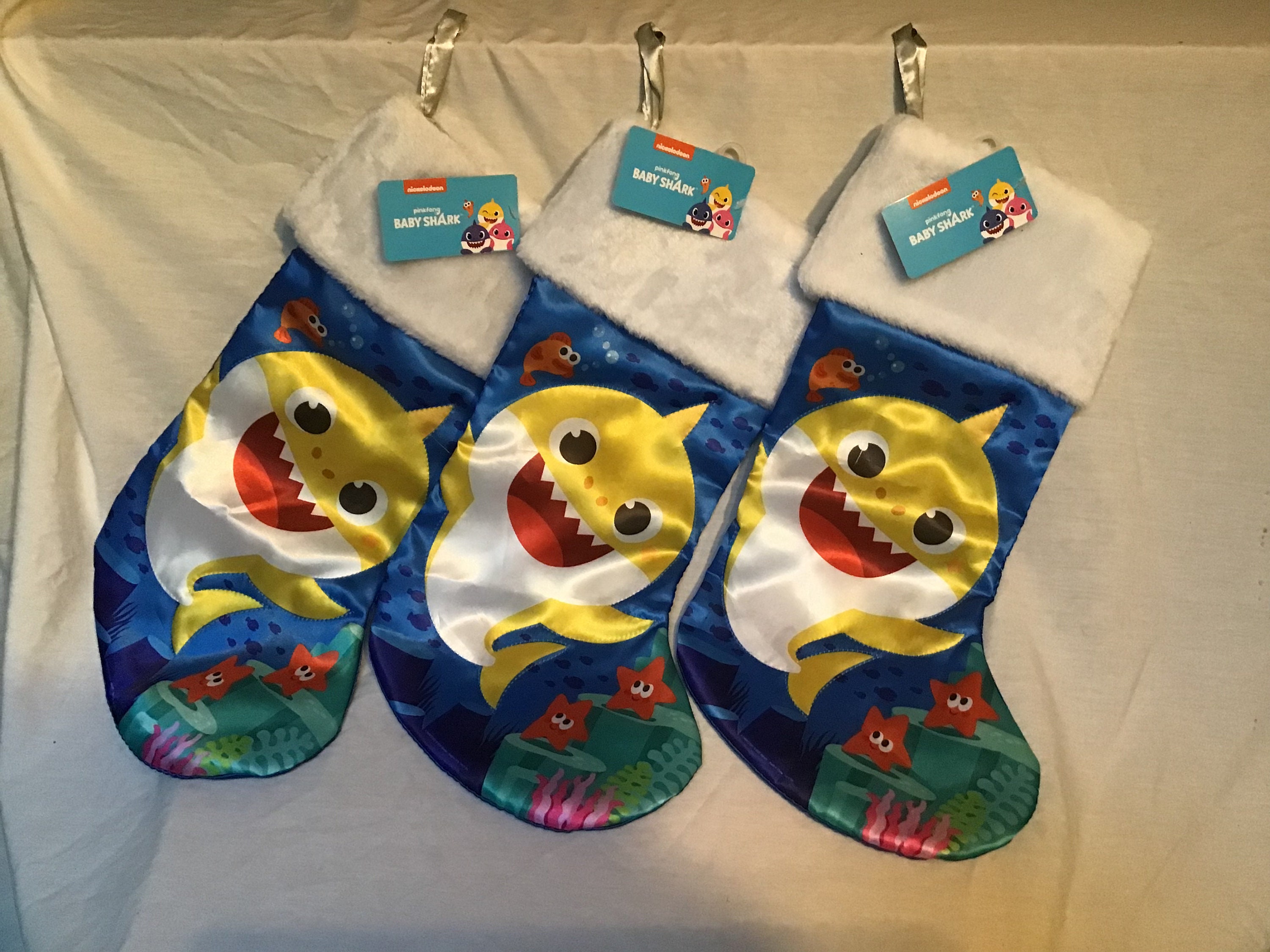 Baby shark cheap christmas stocking