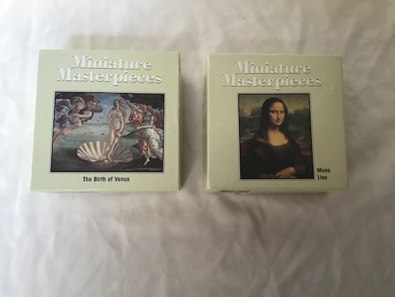 Miniature Masterpiece Puzzles: Mona Lisa & Birth of Venus - 80