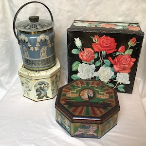 Vintage Tin Box Candy Tin Boxes 4 Different Boxes Available