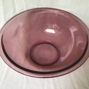 Pyrex Bowl Cranberry Glass Mixing Bowl Nesting Bowl