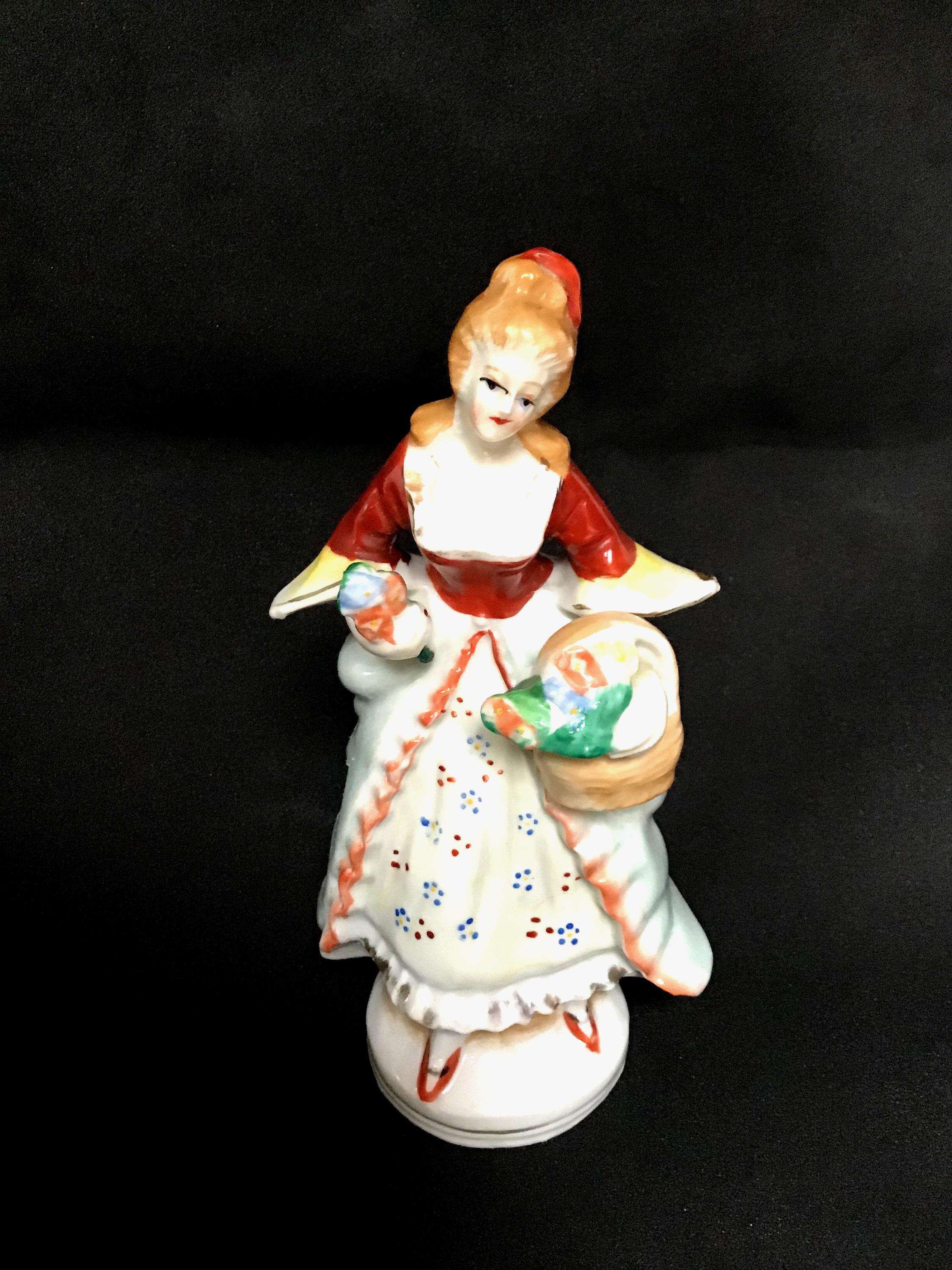 (未使用･未開封品)Painted Lady / Made in Occupied Japan Lady Figurine 1940's - Etsy