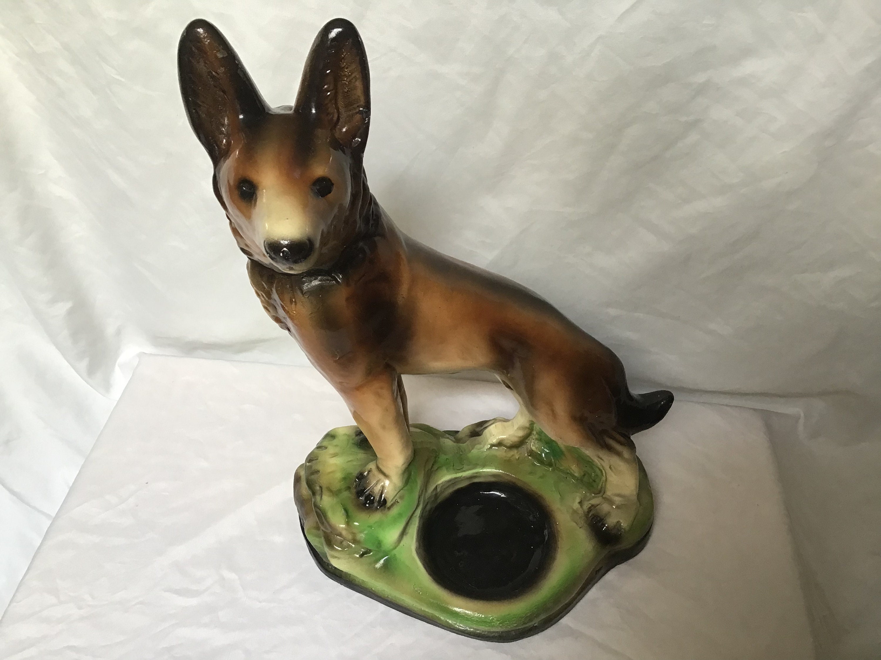 Chalk Dog Ashtray - Etsy