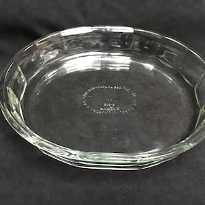 Vintage Pyrex Oval Casserole Clear Glass Dish Open Deep Dish Rare Corning Pyrex