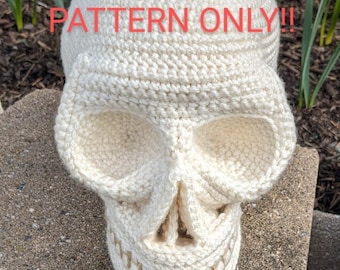 Crochet Skull PATTERN ONLY