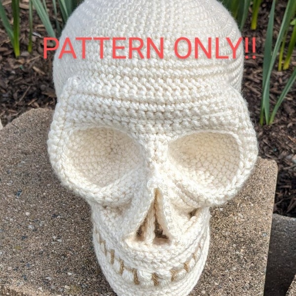 Crochet Skull PATTERN ONLY