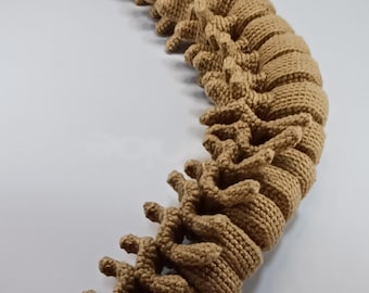 Crochet T-Rex Spine and Tail ONLY.  PATTERN ONLY