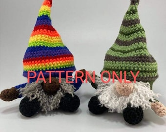 Gnome Stash Jar Crochet PATTERN ONLY