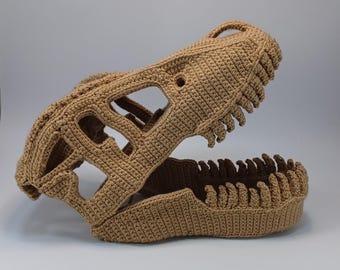 T-Rex Skull crochet PATTERN ONLY!
