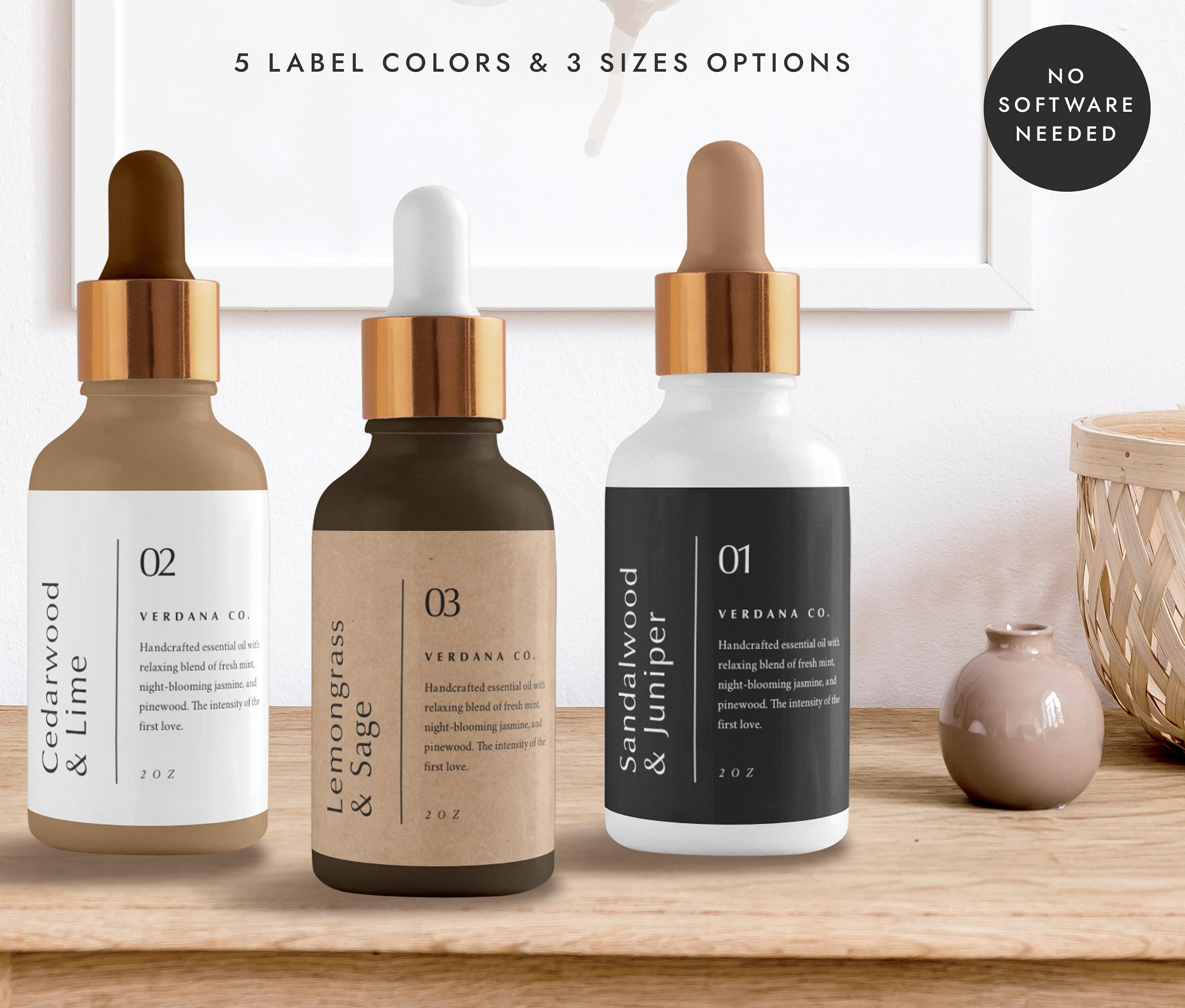 4oz Bottle Label - Etsy