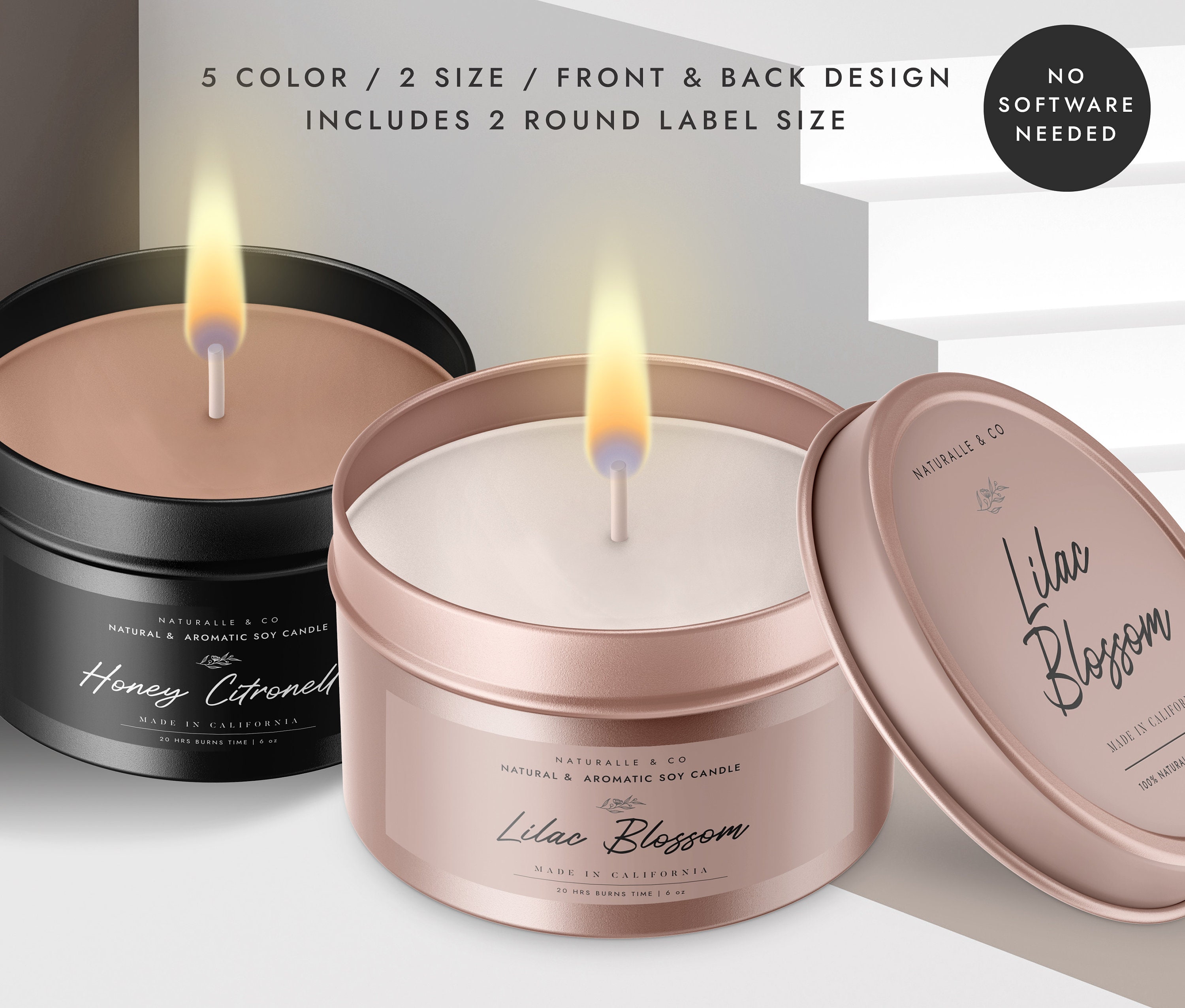 Best Candle Label Designs - Inkable Label Co. - Get inspired now