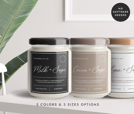 Candle label maker software