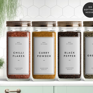 Spice Jar Labels – LeeMo Designs