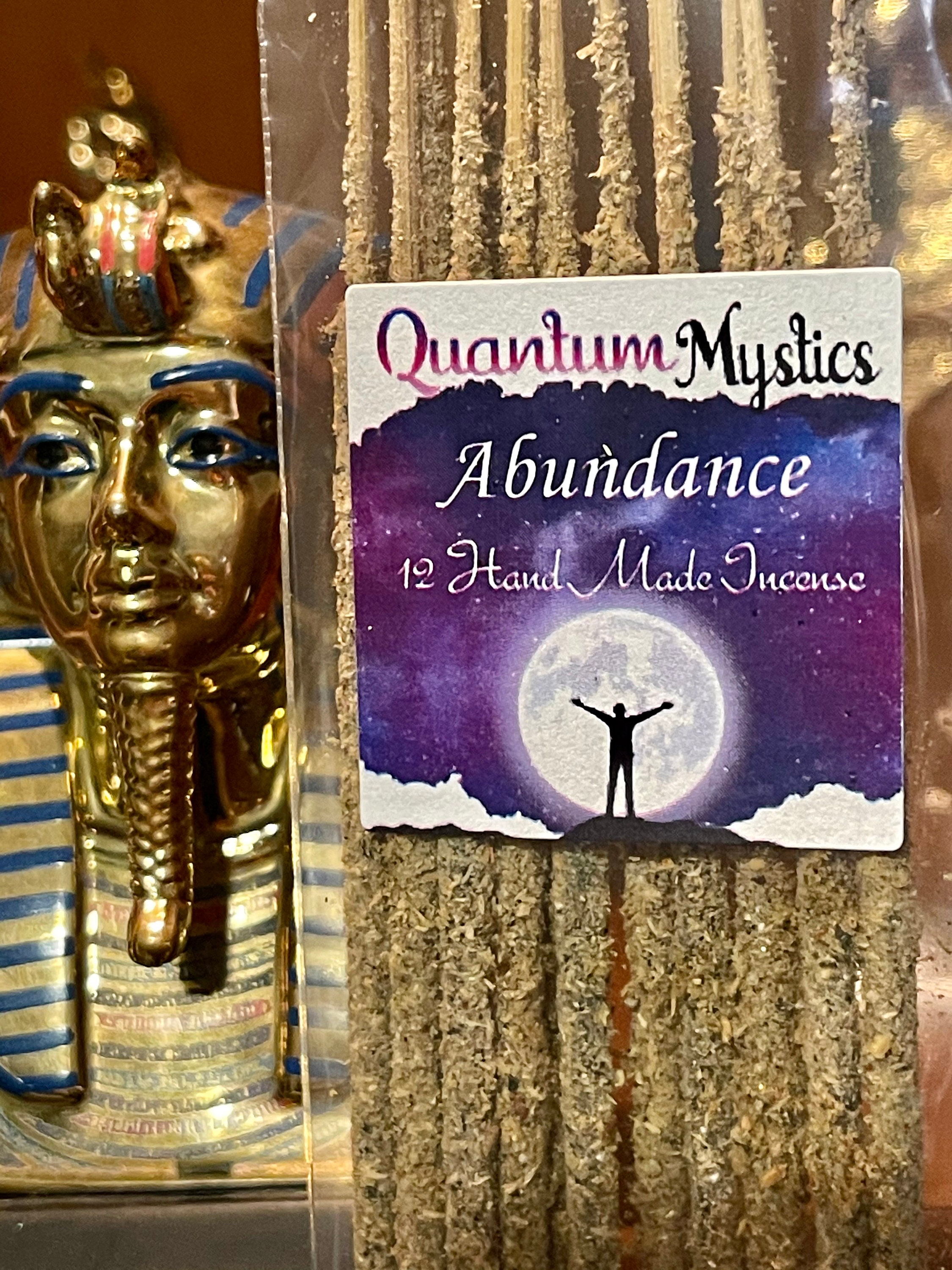 Abundance Incense Sticks, Prosperity, Hand Rolled Incense Sticks 12pc…