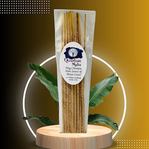 Nag Champa, Palo Santo, Maya Copal Incense Sticks, Hand Rolled Artisan Incense Sticks 12pck