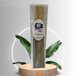 Frankincense Resin Incense Sticks, Hand Rolled Artisan Incense 12pck, Meditation