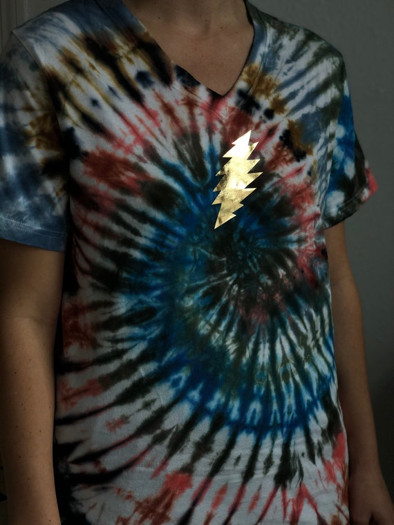 Grateful Dead Tie Dye Lightning Bolt 