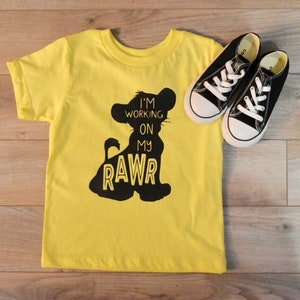 Working on My Roar Lion King Shirt