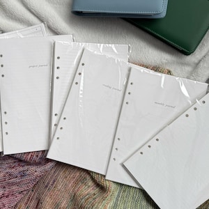 Journal Refills  ***PRE-ORDER***  (A5/6-ring binder)
