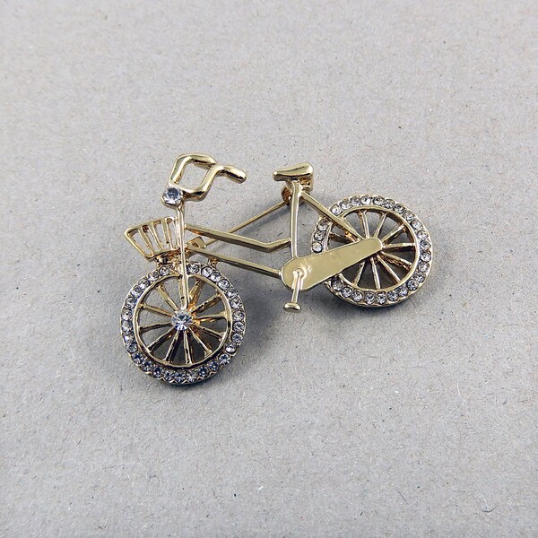 Road Bike Cycling Club Pewter Pin Brooch – UK Made – Silver – Bicycle Gift