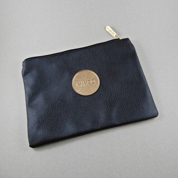 Faux Mimco Pouch purse in Black Mimco Make up Purse Mimco Cosmetic Purse. Etsy