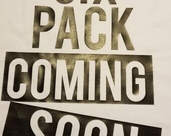 Six Pack Coming Soon Etsy
