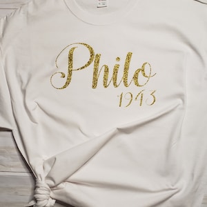 Philo 1943 Glitter Gold tee