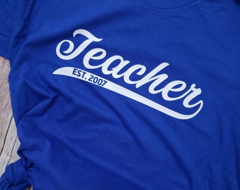 Teacher...Established Personalized Shirt
