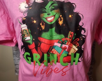 Grinch Vibes Holiday Shirt