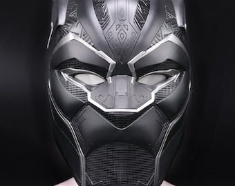 Black panther helmet | Etsy