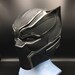 Black panther helmet Life-size scale  fully pattern detail , paint from marvel movies captain america civil war for collectables or cosplays 