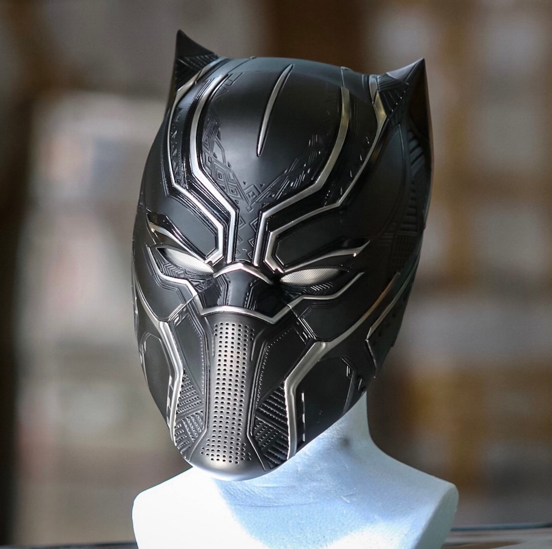 Black Panther Helmet Lifesize Scale Highest Detail Version From Marvel