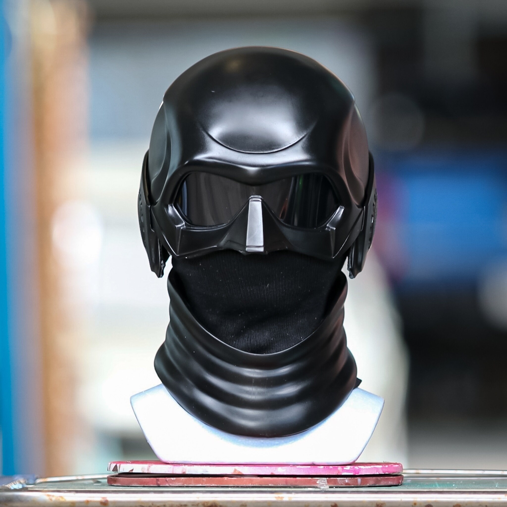 Set!! Black Noir Helmet With Neck Cover From the Boys Series