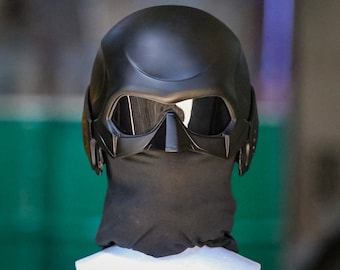 Black Noir helmet from The boys series scale 1/1 can wearable for collectables or cosplays