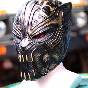 Killmonger helmet [Golden Jajuar] fully pattern detail , paint from Black panther 2018 movie for collectables or cosplays
