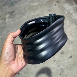 Black Noir neck cover from The boys series scale 1/1 can flexible wearable for collectables or cosplays