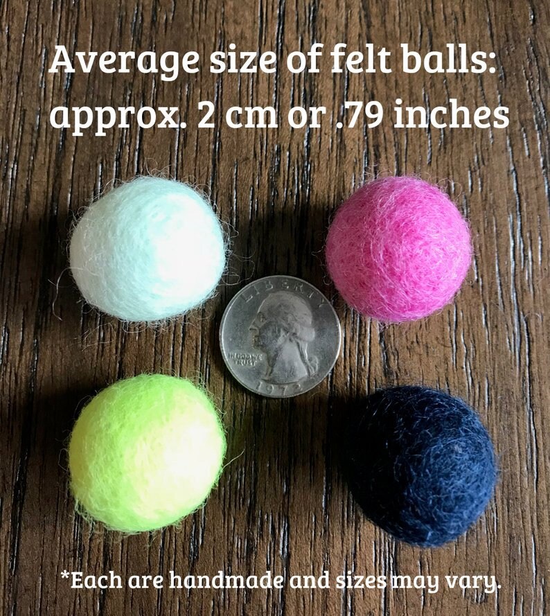 Felt Ball Garland Felt Ball Garland Nursery Boy's Etsy