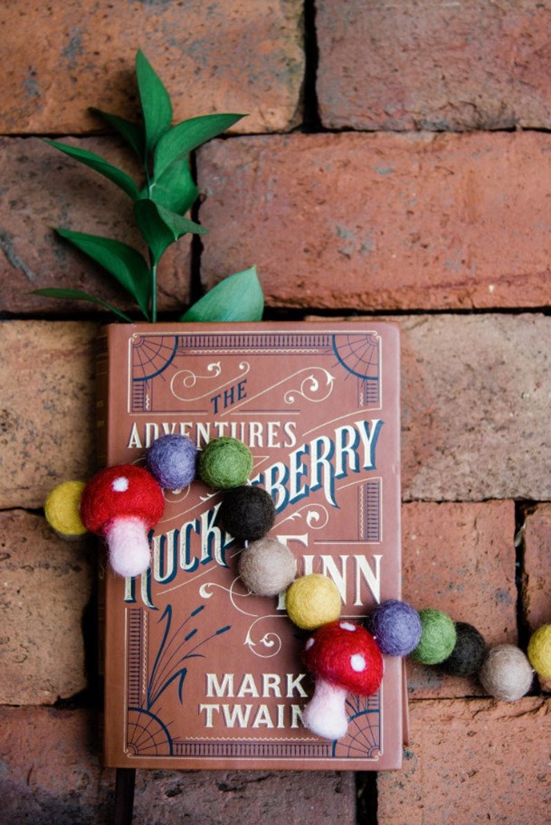 Woodland Garland Felt Ball Garland Woodland Nursery Etsy